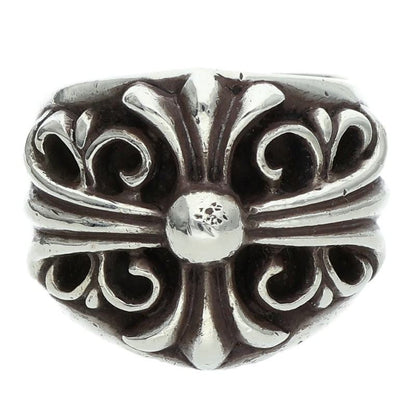 Chrome Hearts Keeper Sterling Silver Ring Size JP 18