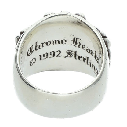 Chrome Hearts Keeper Sterling Silver Ring Size JP 18