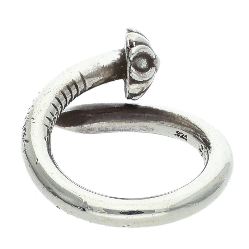 Chrome Hearts NAIL CRSBALL Silver Ring Size JP 9
