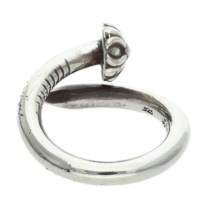 Chrome Hearts NAIL CRSBALL Silver Ring Size JP 9