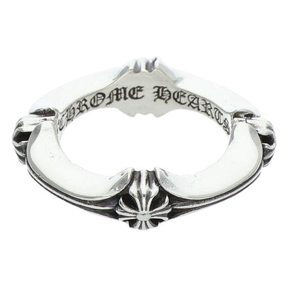 Chrome Hearts PLUS AND BONE RING Silver Ring Size JP 4