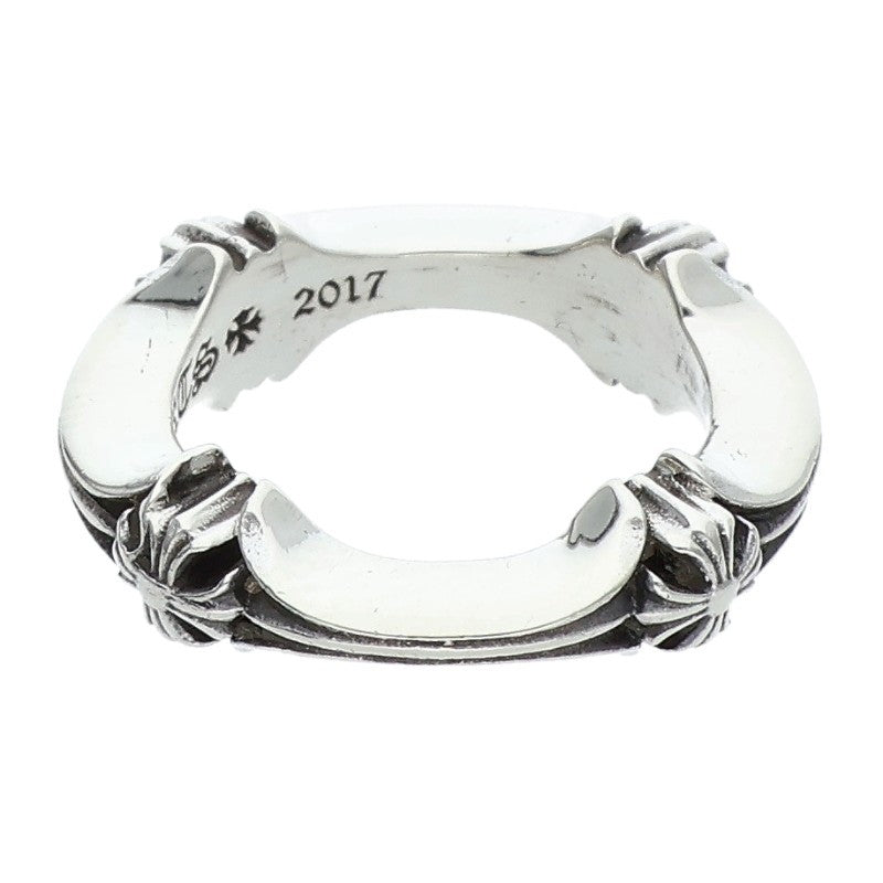 Chrome Hearts PLUS AND BONE RING Silver Ring Size JP 4