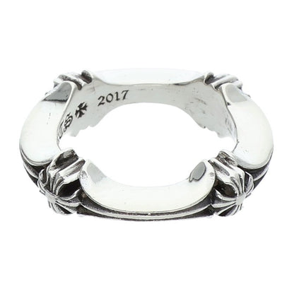 Chrome Hearts PLUS AND BONE RING Silver Ring Size JP 4