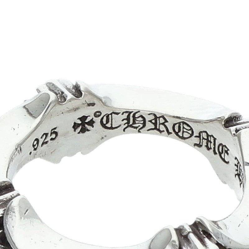 Chrome Hearts PLUS AND BONE RING Silver Ring Size JP 4