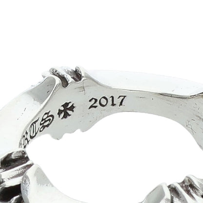 Chrome Hearts PLUS AND BONE RING Silver Ring Size JP 4