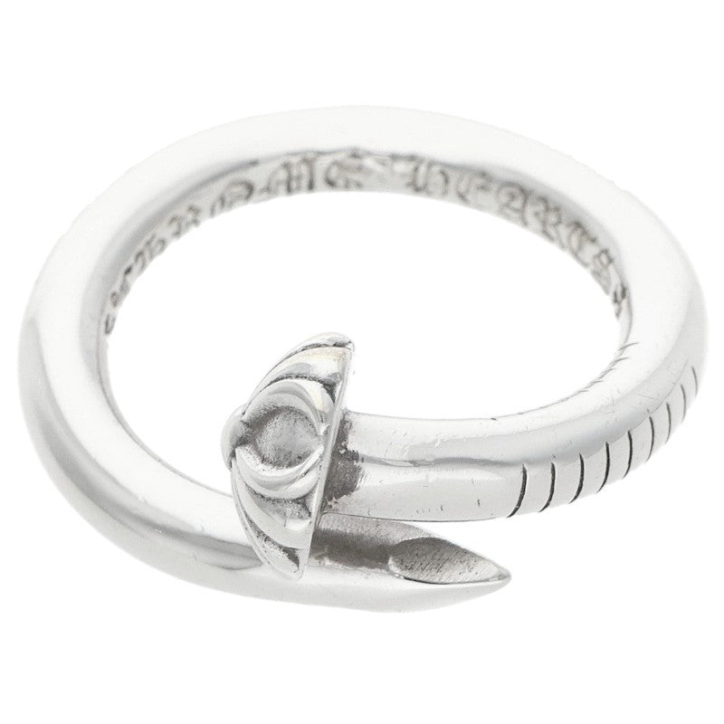 Chrome Hearts Nail Crossball 925 Silver Ring Size JP 12