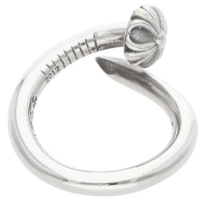 Chrome Hearts Nail Crossball 925 Silver Ring Size JP 12