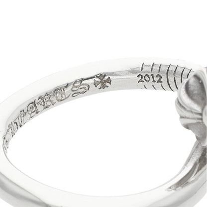 Chrome Hearts Nail Crossball 925 Silver Ring Size JP 12