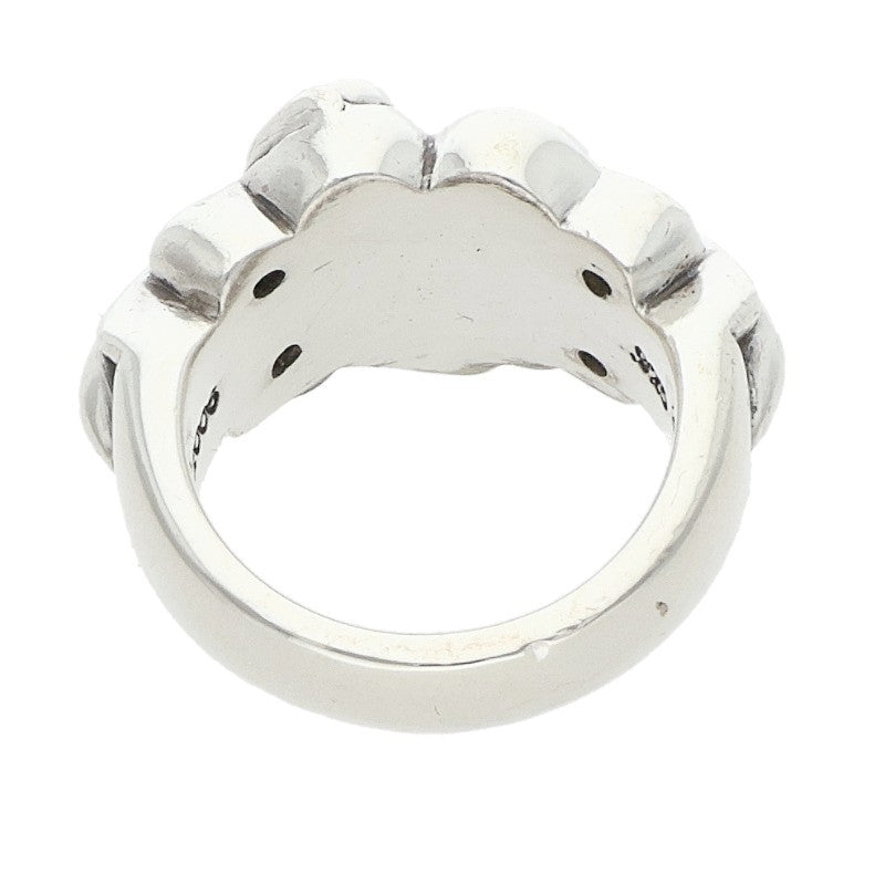 Chrome Hearts FLRL CRS HRT Floral Heart Ring Size JP 11