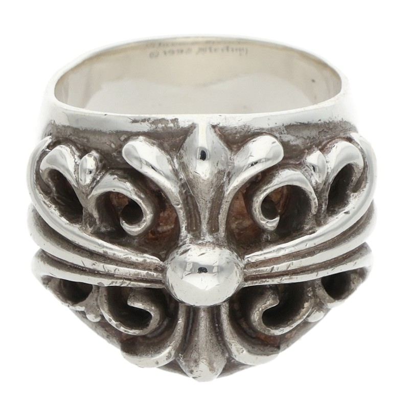 Chrome Hearts Keeper Sterling Silver Ring Size JP 16