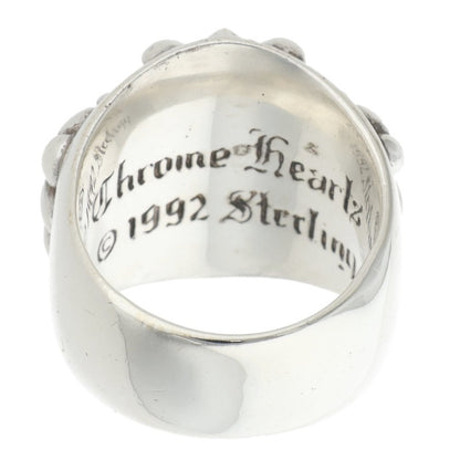 Chrome Hearts Keeper Sterling Silver Ring Size JP 16