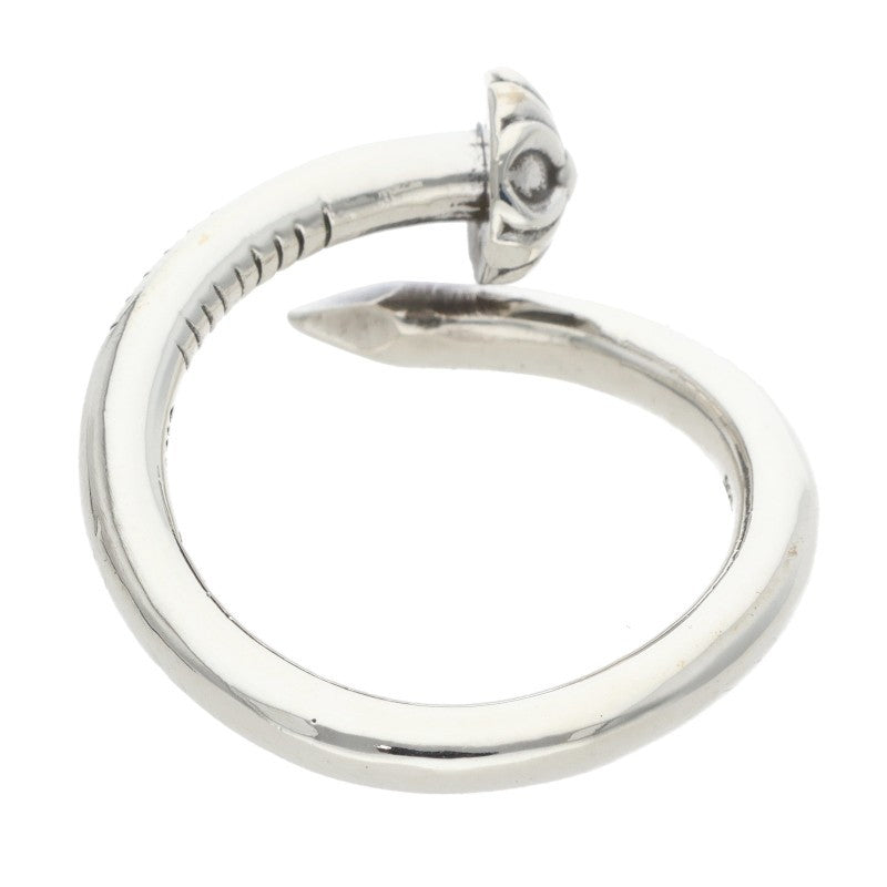 Chrome Hearts NAIL CRSBALL Silver Ring Size JP 22