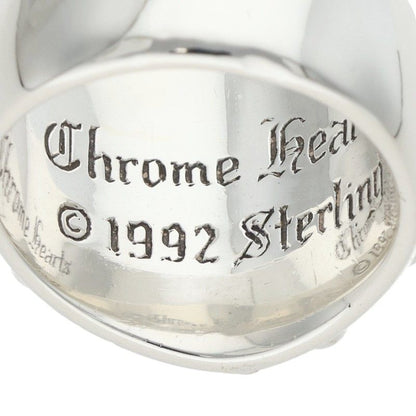 Chrome Hearts Keeper Sterling Silver Ring Size JP 19