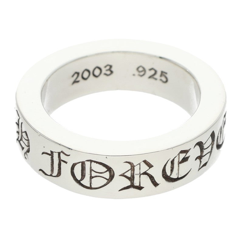Chrome Hearts 6mm Spacer Forever Silver Ring Size JP 11.5