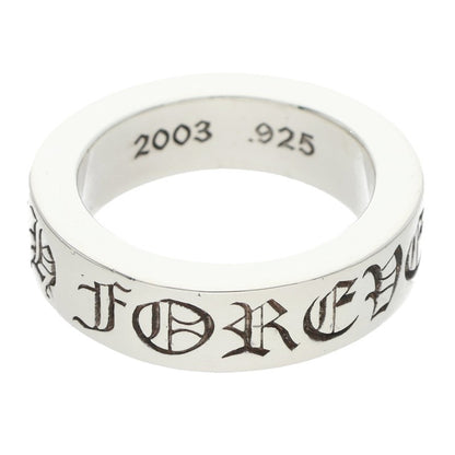 Chrome Hearts 6mm Spacer Forever Silver Ring Size JP 11.5