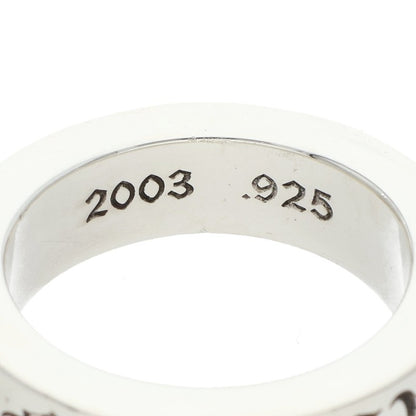 Chrome Hearts 6mm Spacer Forever Silver Ring Size JP 11.5