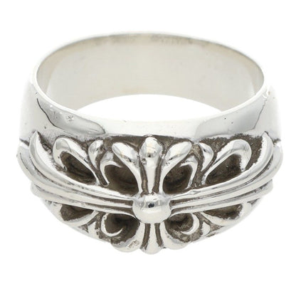 Chrome Hearts Floral Cross Silver Ring Size JP 22