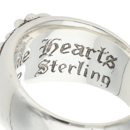 Chrome Hearts Floral Cross Silver Ring Size JP 22