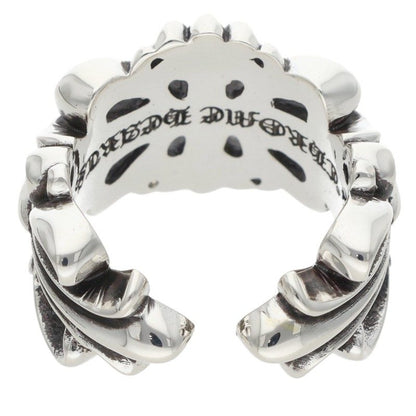 Chrome Hearts DBL FLRL CRS Double Cross Ring Size JP 12
