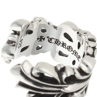 Chrome Hearts DBL FLRL CRS Double Cross Ring Size JP 12
