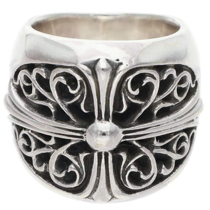 Chrome Hearts CLASSIC OVAL Cross Silver Ring Size JP 19.5