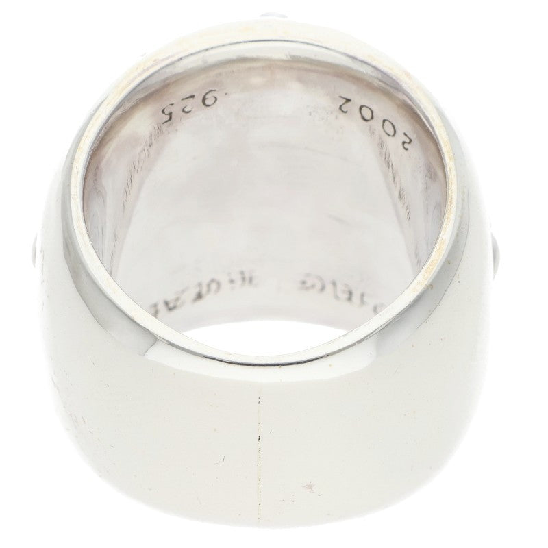 Chrome Hearts CLASSIC OVAL Cross Silver Ring Size JP 19.5