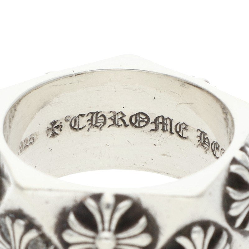Chrome Hearts PENTAGON CH PLUS Silver Ring Size JP 21