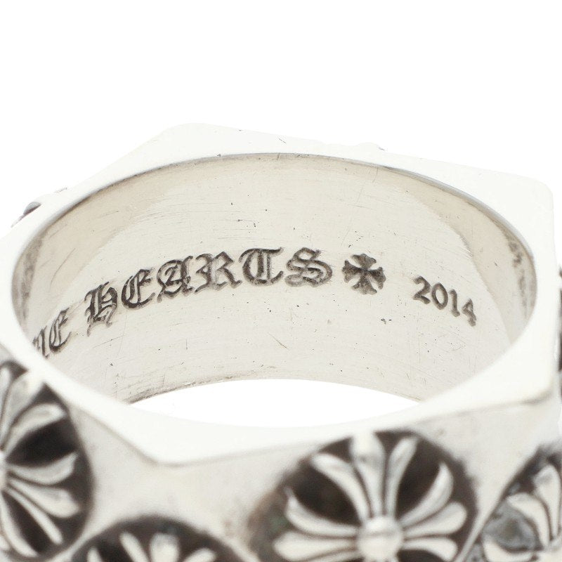 Chrome Hearts PENTAGON CH PLUS Silver Ring Size JP 21