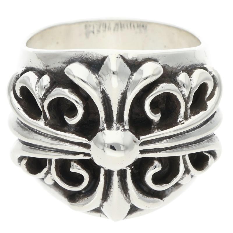 Chrome Hearts Keeper Sterling Silver Ring Size JP 16