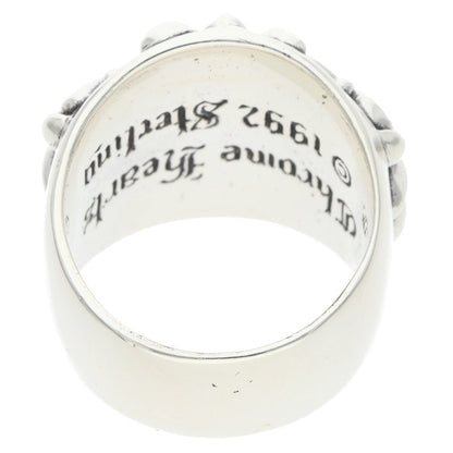 Chrome Hearts Keeper Sterling Silver Ring Size JP 16