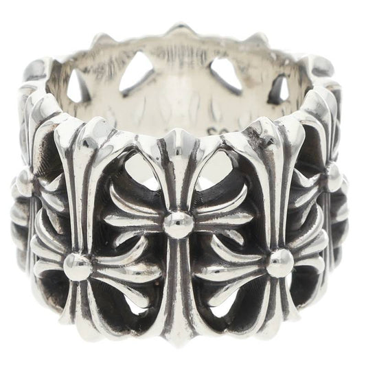 Chrome Hearts Cemetery Cross 925 Silver Ring Size JP 9