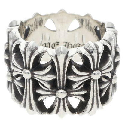 Chrome Hearts Cemetery Cross 925 Silver Ring Size JP 9
