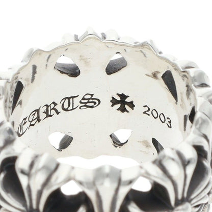 Chrome Hearts Cemetery Cross 925 Silver Ring Size JP 9