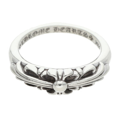 Chrome Hearts Silver Baby Classic Cross Ring Size JP 18