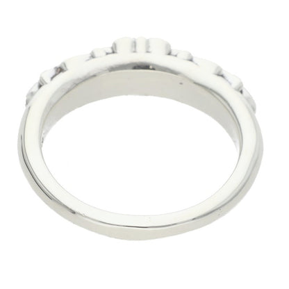 Chrome Hearts Silver Baby Classic Cross Ring Size JP 18