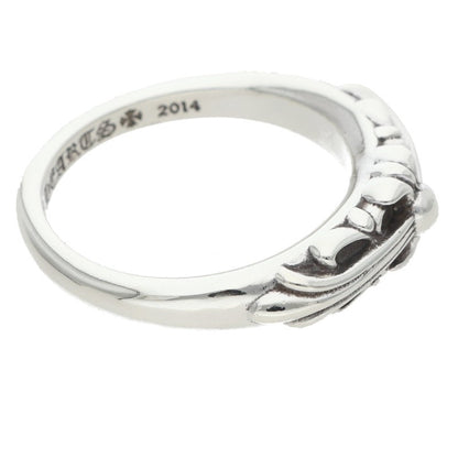 Chrome Hearts Silver Baby Classic Cross Ring Size JP 18