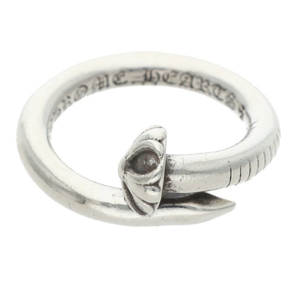 Chrome Hearts NAIL CRSBALL Silver Ring Size JP 11