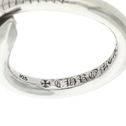 Chrome Hearts NAIL CRSBALL Silver Ring Size JP 11