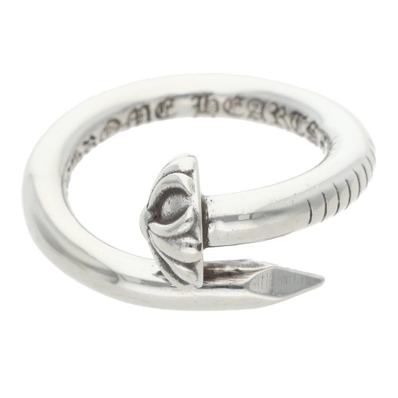 Chrome Hearts NAIL CRSBALL Silver Ring Size JP 7.5
