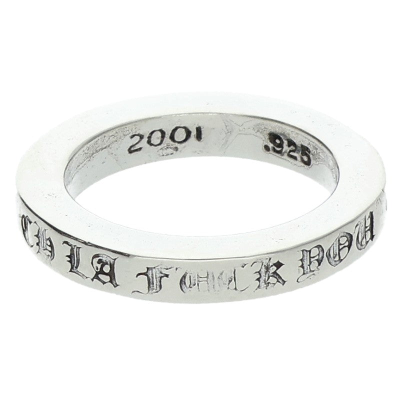 Chrome Hearts LA Limited 3mm Spacer Ring Silver Size JP 8