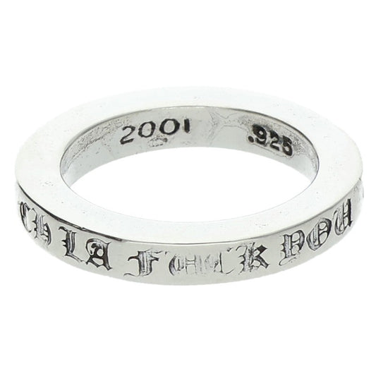 Chrome Hearts LA Limited 3mm Spacer Ring Silver Size JP 8