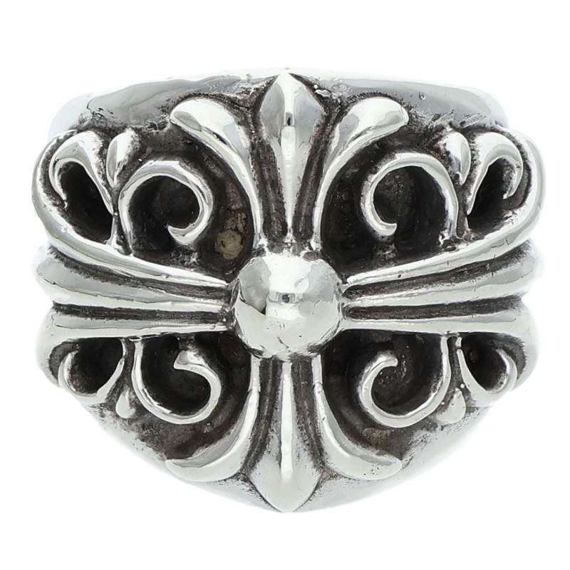 Chrome Hearts Keeper Sterling Silver Ring Size JP 13.5