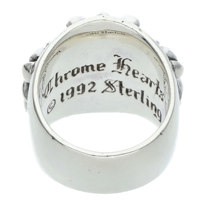 Chrome Hearts Keeper Sterling Silver Ring Size JP 13.5