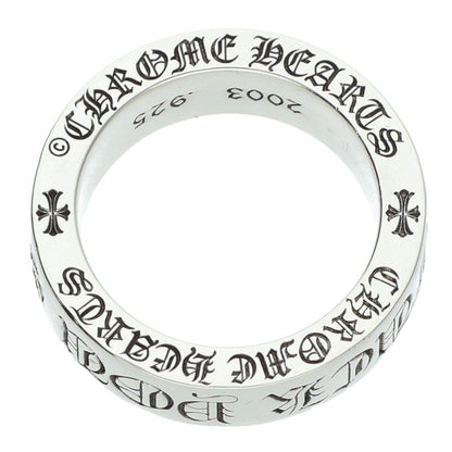 Chrome Hearts 6mm SPACER FUCKYOU 925 Silver Ring Size JP 16