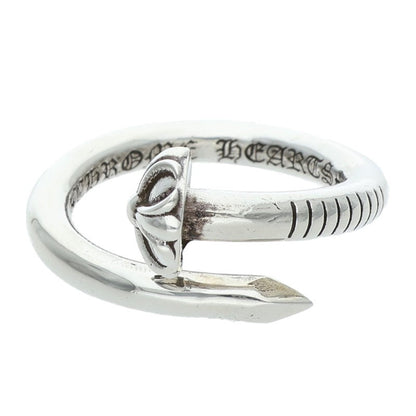 Chrome Hearts NAIL CRSBALL Silver Ring Size JP 12