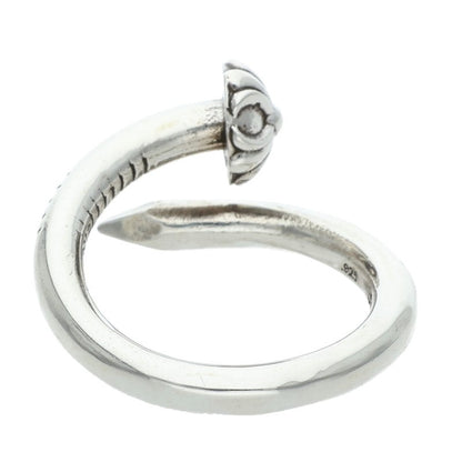 Chrome Hearts NAIL CRSBALL Silver Ring Size JP 12
