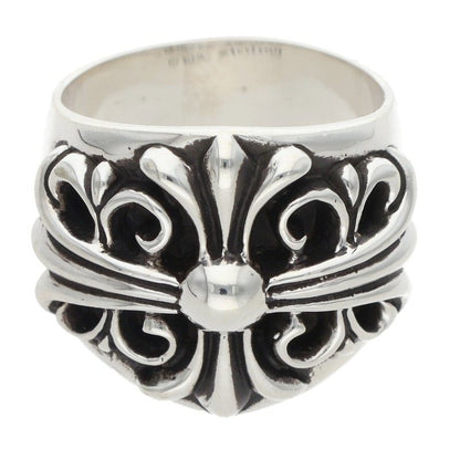 Chrome Hearts Keeper Sterling Silver Ring Size JP 17