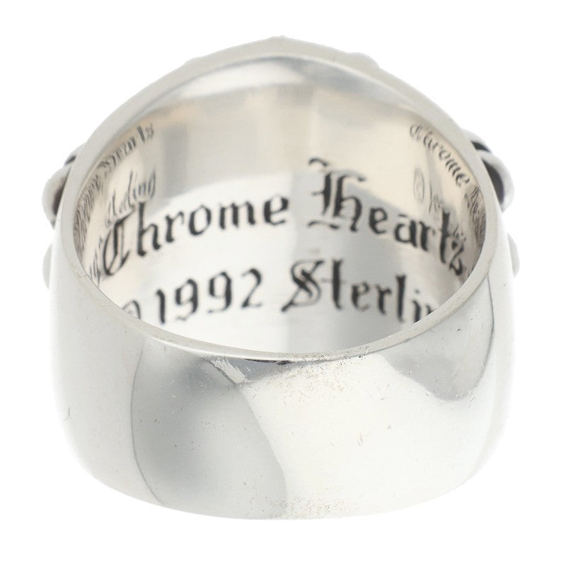 Chrome Hearts Keeper Sterling Silver Ring Size JP 17
