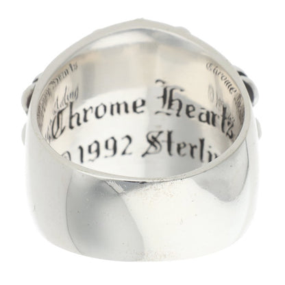 Chrome Hearts Keeper Sterling Silver Ring Size JP 17