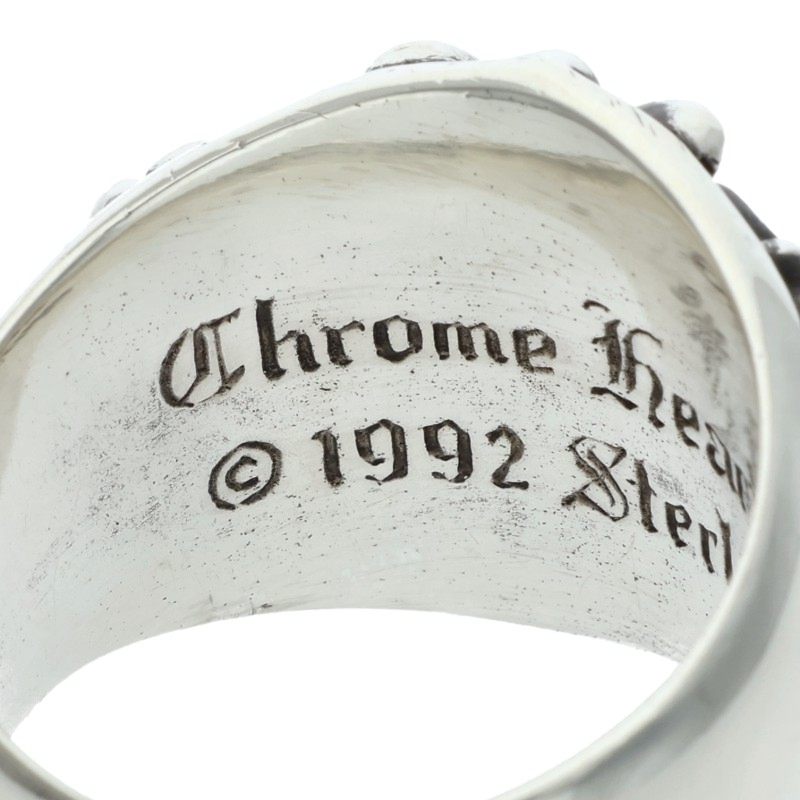 Chrome Hearts Keeper Sterling Silver Ring Size JP 26